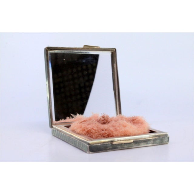 Gold Gold and Silver Toiletry Box For Sale - Image 8 of 9