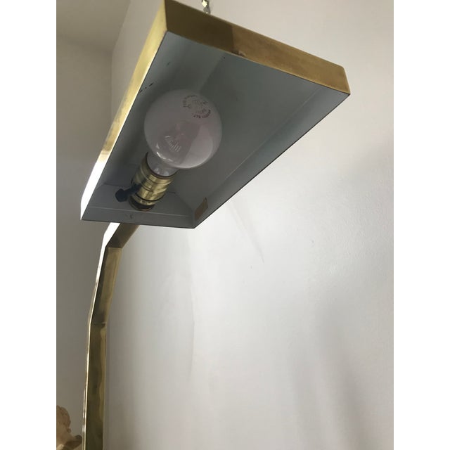 1970s Chapman Brass Pharmacy Lamp For Sale - Image 10 of 11