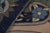 Textile Antique Hooked Rug in Navy Blue With Medallion and Florals From Rug & Kilim For Sale - Image 7 of 7