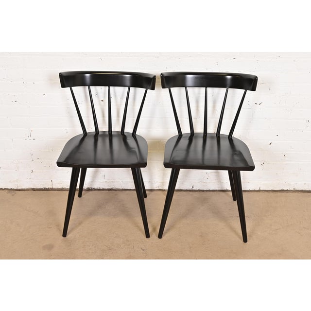 Paul McCobb Planner Group Mid-Century Modern Spindle Back Dining Chairs, Pair For Sale - Image 12 of 13