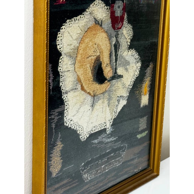 1970s Scottish Historic Tapestry Jacobites Treason Hand Toasting James III King Over the Water For Sale - Image 5 of 12