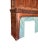 Renaissance Majestic 9 Feet Vintage 19th Century 3 Tiers (Pieces) Carved Wood With 3 Pieces of Marble Fireplace For Sale - Image 3 of 8