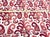 Duralee Rasul Printed Cotton Ikat Cream Coral Red Taupe Upholstery Drapery Fabric in Berry For Sale - Image 4 of 5
