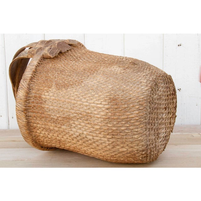 Country Woven Fruit Basket For Sale - Image 9 of 11