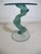 1980s Postmodern Glass Spiral Helix Side Table, 1980s For Sale - Image 5 of 7