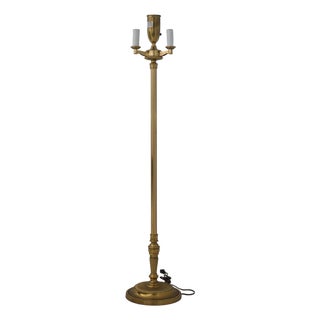 1980s Stiffel Brass 4 Light Floor Lamp Torcherie For Sale