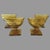 Anglo Irish Footed Compotes c 1810 Early 19th Century Canary Yellow Amber - Set of 4 For Sale - Image 10 of 10