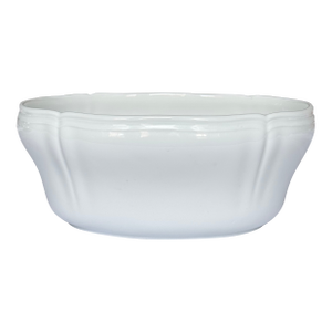 Richard Ginori Italy White Scalloped Edge Cache Pot