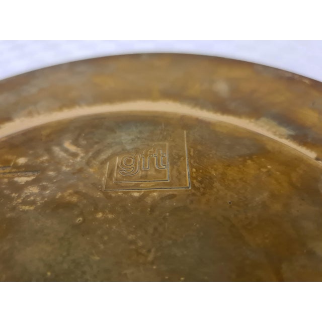 Brass Plate by Gio Ponti for Cleto Munari For Sale - Image 13 of 14