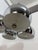 Space Age Chromed Metal 4-Light Chandelier in the style of Reggiani, 1970 For Sale - Image 3 of 8
