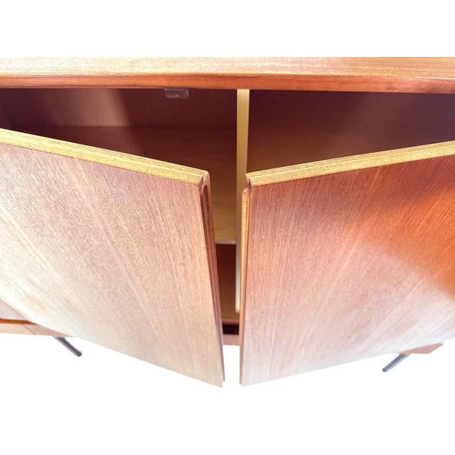 Black Vintage B60 Highboard in Teak by Dieter Waeckerlin for Behr, 1960s For Sale - Image 8 of 10