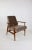 Fox Lis Chair in Light Chocolate Brown Velvet, 1970s For Sale - Image 9 of 9