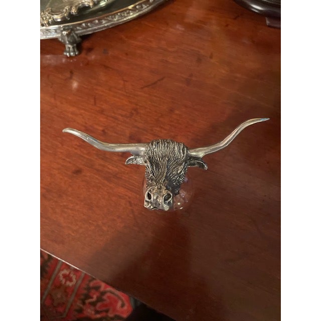 Gray Frankli Wild Shot Glasses With Pewter Wild Animal Bases- Set of 6 For Sale - Image 8 of 9