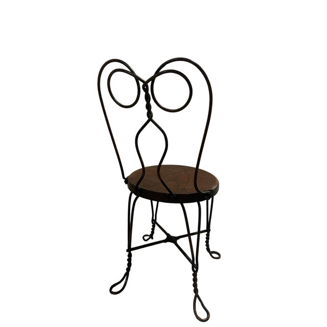 Child's Ice Cream Table Set C. 1900 For Sale - Image 10 of 14
