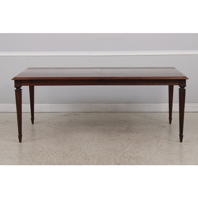 1990s Hickory Chair French Style Dining Table For Sale - Image 5 of 13