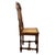 19th Century 19th Century Antique Oak Carved Hallway Chair with Cane Seat For Sale - Image 5 of 11