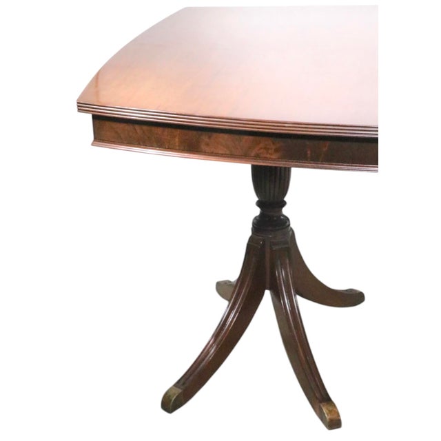 Duncan Phyfe Style Dining Table by Century Furniture With Four Leaves C 1940/60's For Sale - Image 14 of 18