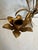 Traditional Vintage Gilded Tole Candle Sconces For Sale - Image 3 of 8