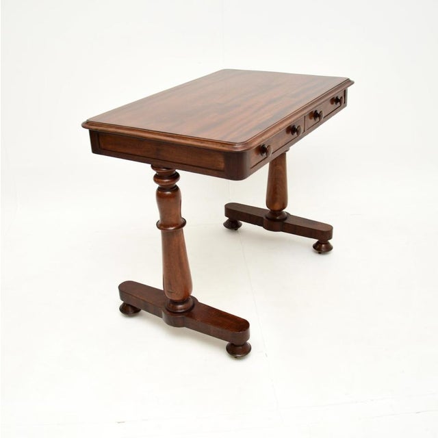 William IV Writing Table, 1830s For Sale - Image 3 of 11