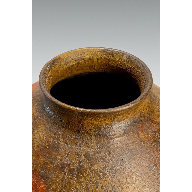 Mid-Century Modern Large Ceramic Jar by Marcello Fantoni, Florence, Italy, 1950s For Sale - Image 3 of 12