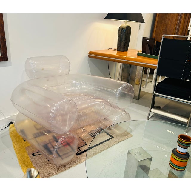 Plastic Late 20th Century Two "Blow" Chairs by De Pas, D'Urbino, & Lomazzi for Zanotta For Sale - Image 7 of 18