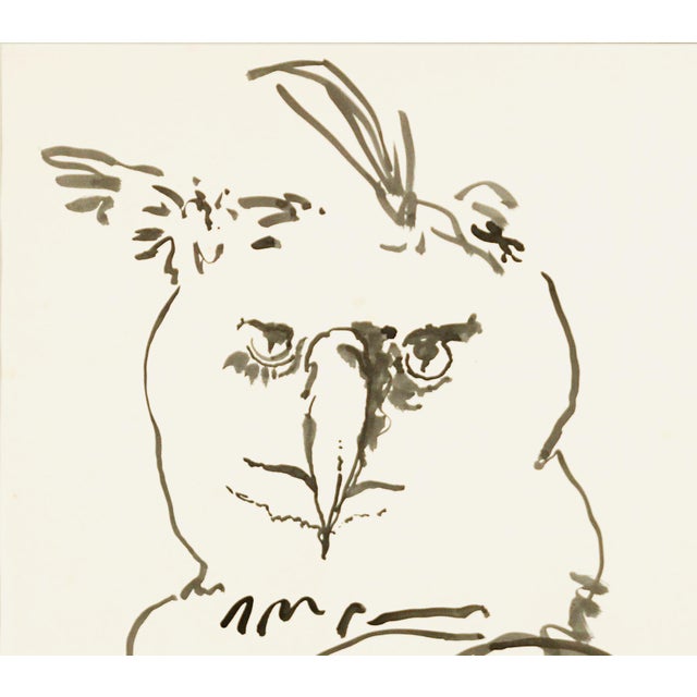 Modernist Great Horned Owl by Michael William Eggleston For Sale - Image 4 of 6