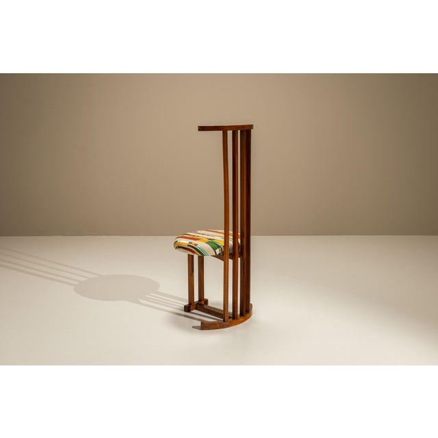 Wood Italian Dining Room Chairs in Walnut attributed to Filippo Monti, 1960s, Set of 8 For Sale - Image 7 of 18