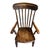 19th Century Elm High-Back Windsor Armchair, 1890s For Sale - Image 4 of 10