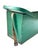 Vintage Large Green Box With Handles Wood Storage Box Basket Cooler or Tackle Box For Sale - Image 11 of 12