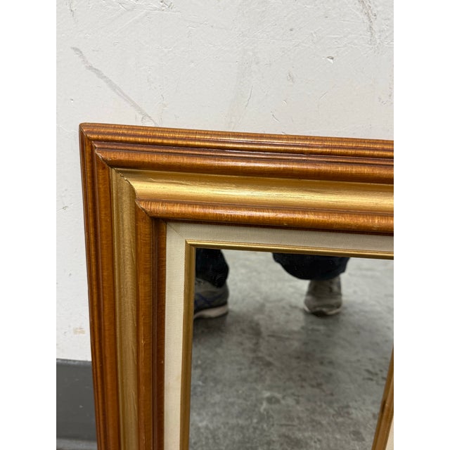 Vintage Square Giltwood Wall Mirrors, 20th Century, Pair For Sale In San Francisco - Image 6 of 12