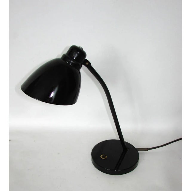 Metal Desk Lamp No.1063 by A. Marciniak, 1930s For Sale - Image 7 of 10
