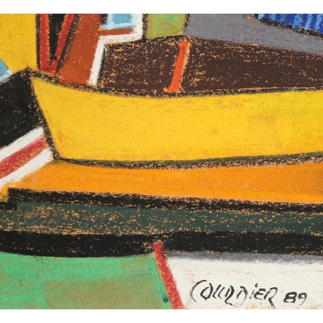 Courdier, Composition Marine, 1989, Pastel on Paper For Sale - Image 9 of 12
