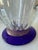 Livio Seguso, Seguso Murano Italian Art Glass Cobalt Gold Aventurine Footed Vase Sculpture For Sale - Image 15 of 18