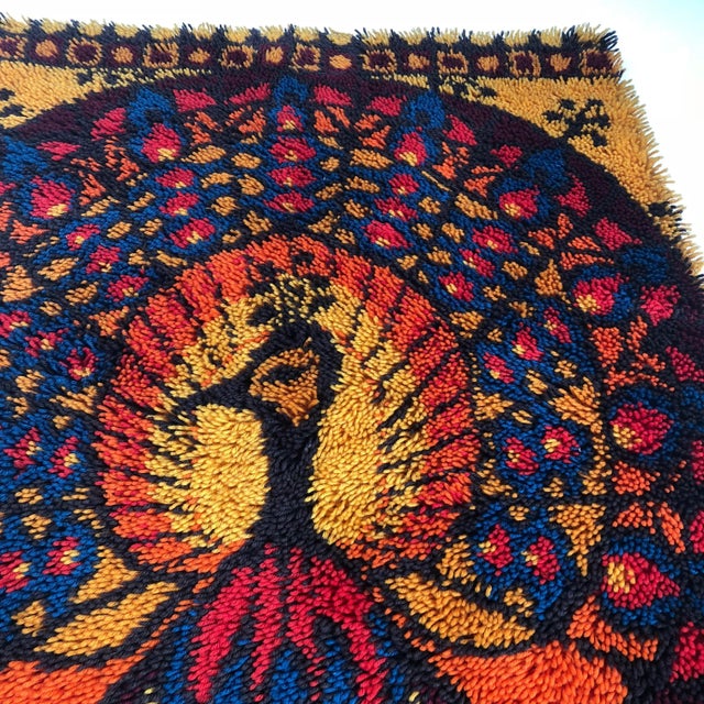 High Pile Rya Rug by Ege Rya for Taepper Deluxe, Denmark, 1970s For Sale - Image 10 of 18