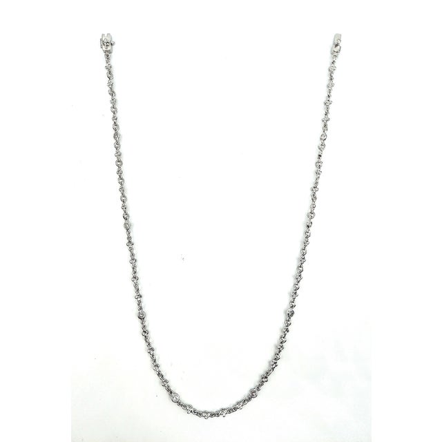 Silver Loree Rodkin 18k White Gold & Diamond Necklace For Sale - Image 8 of 8