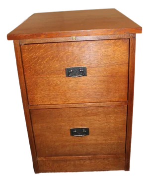 Stickley Mission Collection Oak Two-Drawer File Cabinet