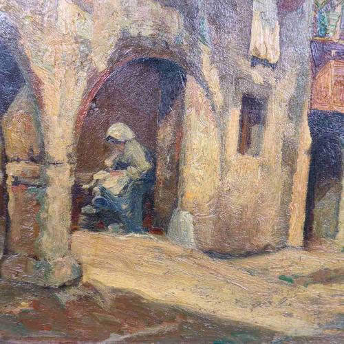 Landscape Painting, 1990s, Oil on Canvas, Framed For Sale - Image 3 of 12