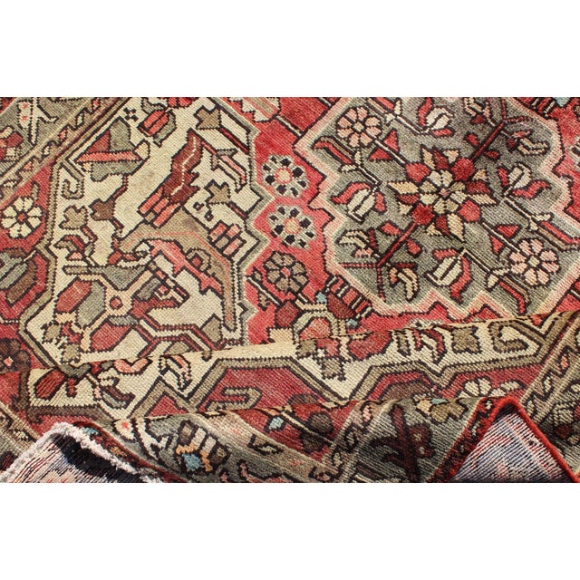 1940s 1940s Semi Vintage Lilihan Rug - 4′4″ × 6′6″ For Sale - Image 5 of 12