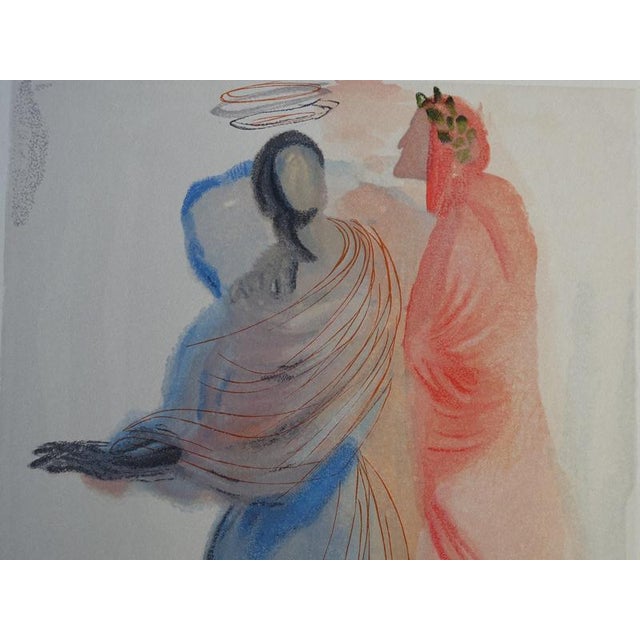 Salvador Dali, The Splendor of Beatrice, Woodcut For Sale - Image 5 of 6