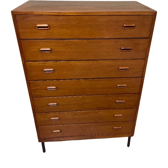 Teak Chest of Drawers, 1960s For Sale