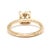 Modern David Yurman .15ctw Diamond Engagement Ring, 18k Yellow Gold, Ring Size 5 For Sale - Image 3 of 6