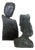 Filippa De Boer, Figurative Composition, 1980s, Bronze, Set of 2 For Sale