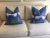 Not Yet Made - Made To Order Thibaut Kingdom Parade in Cobalt Blue & Lime Green Down Filled Pillows- a Pair For Sale - Image 5 of 6