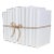 Decorative Books - Reversed Dust Jacket Dust Jacket Book Bundle - 1 Foot of White Books For Sale