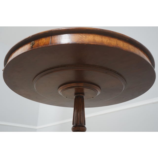 Jonathan Charles Round English Style Drum Table For Sale - Image 18 of 18