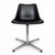 Vintage Swivel Chair with Black Shell and Chrome Base by Robin and Lucienne Day, 1960s For Sale - Image 9 of 9