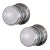 Joe Colombo 'Fresnel' Wall Lamps for Oluce in Chrome - a Pair For Sale