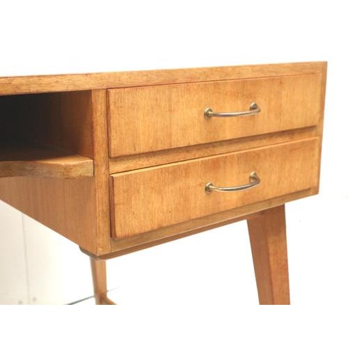 Vintage desk by WK Möbel with slender legs from the 1970s. Stylish vintage desk by WK Möbel from the 1970s with elegant,...