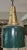 Industrial chic with this 1920s brass and painted hanging lamp from France. Single bulb of any wattage dangling on a long...