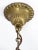 Gold Brass Chandelier & Wall Light, 1900 For Sale - Image 8 of 15